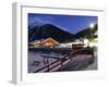 Santa Caterina Valfurva at Dusk, Valtellina, Lombardy, Italy, Europe-Vincenzo Lombardo-Framed Photographic Print