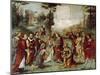 Santa Cecilia Giving Her Possessions to the Poor, Ca 1506-Lorenzo Costa-Mounted Giclee Print