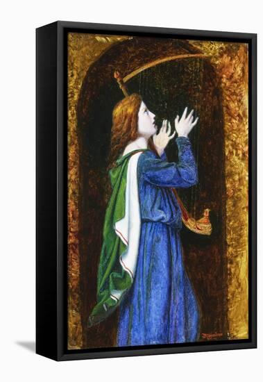 Santa Cecilia-John Atkinson Grimshaw-Framed Stretched Canvas