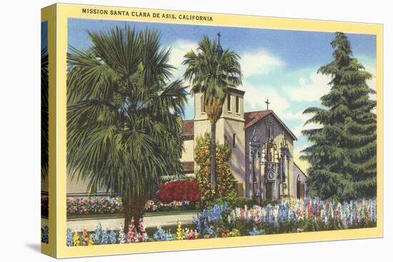 Santa Clara de Asis Mission, California-null-Stretched Canvas