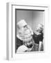 Santa Claus and 5 Year Old Demonstrating Right Way to Hold Child-Martha Holmes-Framed Photographic Print