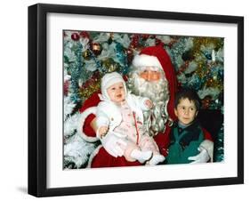 Santa Claus and Children-null-Framed Photo