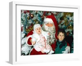 Santa Claus and Children-null-Framed Photo