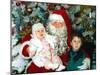 Santa Claus and Children-null-Mounted Photo