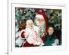 Santa Claus and Children-null-Framed Photo