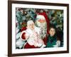 Santa Claus and Children-null-Framed Photo