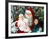 Santa Claus and Children-null-Framed Photo