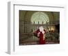 Santa Claus at the Library-Carol Highsmith-Framed Art Print