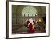 Santa Claus at the Library-Carol Highsmith-Framed Art Print