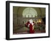 Santa Claus at the Library-Carol Highsmith-Framed Art Print