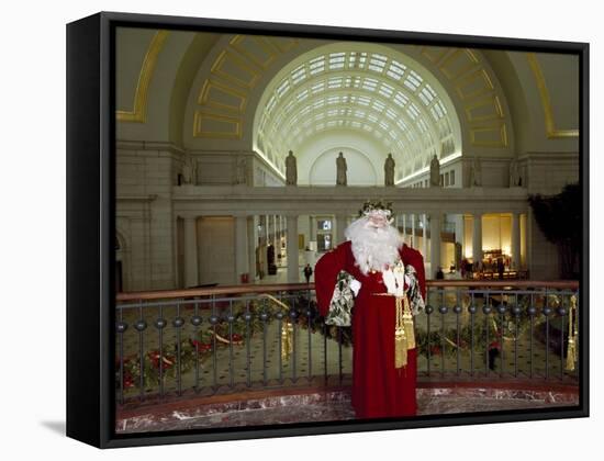 Santa Claus at the Library-Carol Highsmith-Framed Stretched Canvas