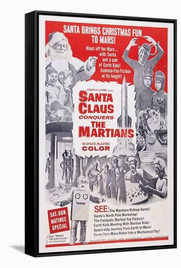 Santa Claus Conquers the Martians, 1964-null-Framed Stretched Canvas