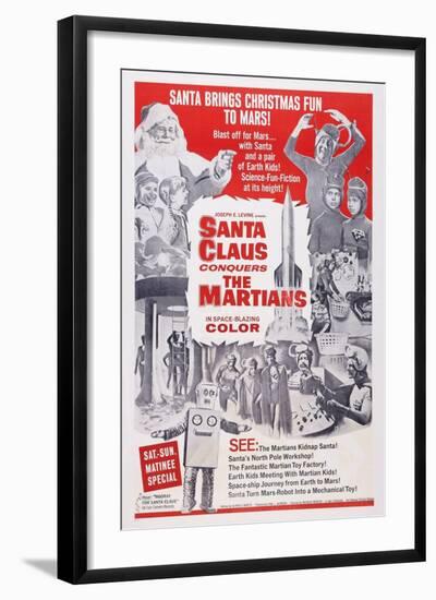 Santa Claus Conquers the Martians, 1964-null-Framed Art Print