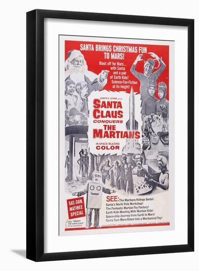 Santa Claus Conquers the Martians, 1964-null-Framed Art Print