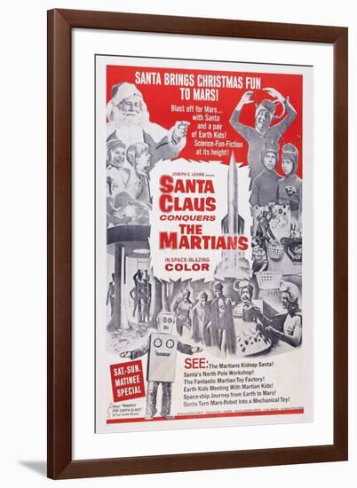 Santa Claus Conquers the Martians, 1964-null-Framed Art Print