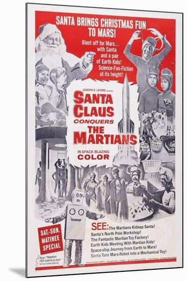 Santa Claus Conquers the Martians, 1964-null-Mounted Art Print