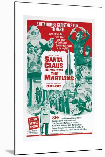 Santa Claus Conquers the Martians-null-Mounted Premium Giclee Print