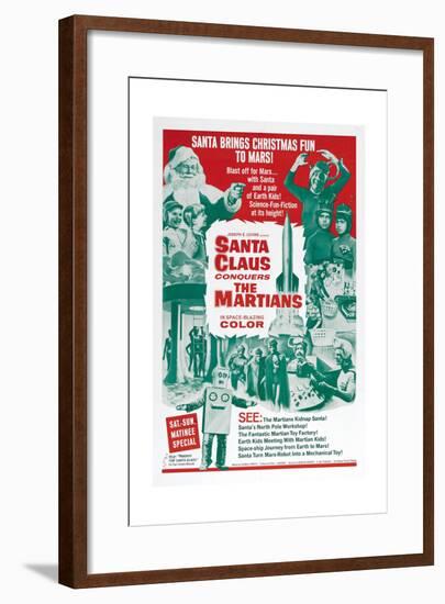 Santa Claus Conquers the Martians-null-Framed Art Print