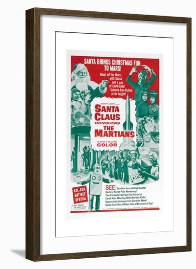 Santa Claus Conquers the Martians-null-Framed Art Print