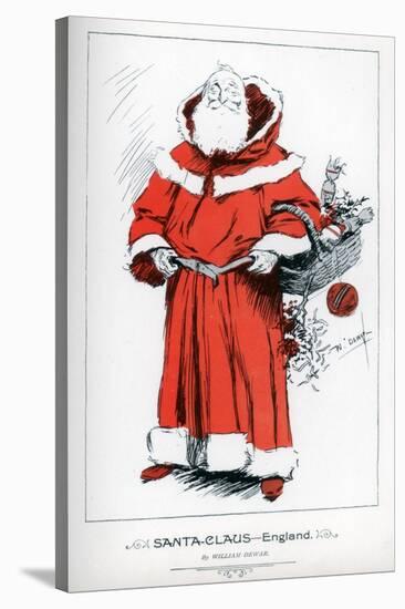 Santa Claus - England, 1895-William Dewar-Stretched Canvas