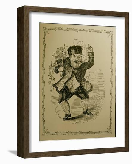Santa Claus Illustration for a Poem by Clement C. Moore, 1848-T.C. Boyd-Framed Giclee Print