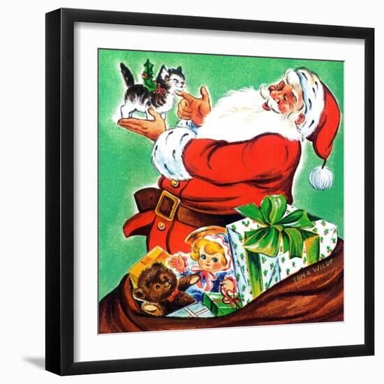 Santa Claus Is Coming to Town - Jack & Jill-Irma Wilde-Framed Giclee Print