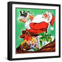 Santa Claus Is Coming to Town - Jack & Jill-Irma Wilde-Framed Giclee Print