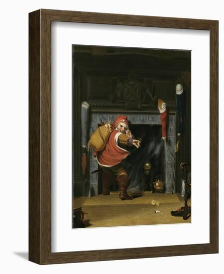 Santa Claus or St. Nicholas, 1837-Robert Walter Weir-Framed Giclee Print