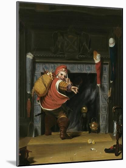 Santa Claus or St. Nicholas, 1837-Robert Walter Weir-Mounted Giclee Print