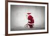 Santa Claus Rides a Bicycle-olly2-Framed Photographic Print