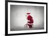 Santa Claus Rides a Bicycle-olly2-Framed Photographic Print