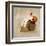 Santa Claus Rides A Snail-jordygraph-Framed Art Print