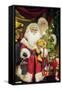Santa Claus, Rothenberg Ob Der Tauber, Baden-Wurttemberg, Germany-Jim Engelbrecht-Framed Stretched Canvas