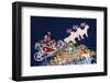 Santa Claus Sign at Hamburg Christmas Market-Jon Hicks-Framed Photographic Print