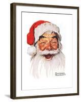 Santa Claus-Norman Rockwell-Framed Giclee Print