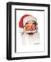 Santa Claus-Norman Rockwell-Framed Premium Giclee Print