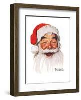 Santa Claus-Norman Rockwell-Framed Giclee Print