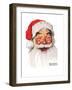 Santa Claus-Norman Rockwell-Framed Premium Giclee Print