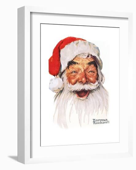 Santa Claus-Norman Rockwell-Framed Giclee Print