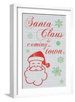 Santa Clause is Coming to Town-Lauren Gibbons-Framed Art Print