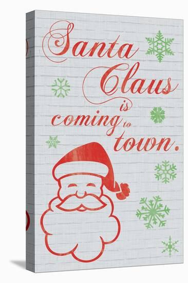 Santa Clause is Coming to Town-Lauren Gibbons-Stretched Canvas