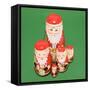 Santa Clause Russian Dolls-null-Framed Stretched Canvas