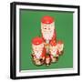 Santa Clause Russian Dolls-null-Framed Photographic Print