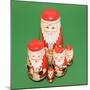 Santa Clause Russian Dolls-null-Mounted Photographic Print