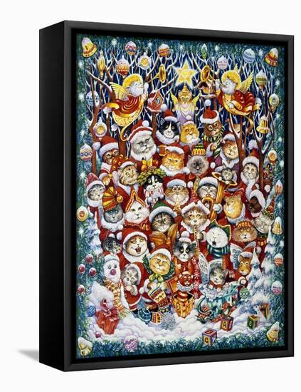 Santa Claws-Bill Bell-Framed Stretched Canvas