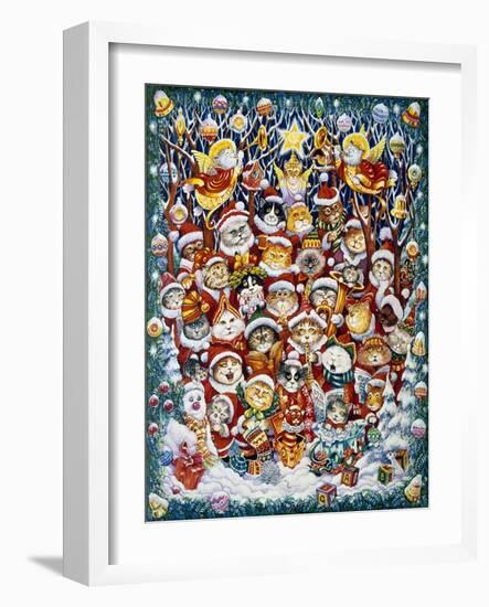 Santa Claws-Bill Bell-Framed Giclee Print