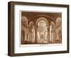 Santa Costanza. the Family Tomb of Constantine, Called the Temple of Bacchus, 1833-Agostino Tofanelli-Framed Giclee Print