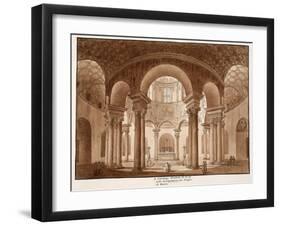 Santa Costanza. the Family Tomb of Constantine, Called the Temple of Bacchus, 1833-Agostino Tofanelli-Framed Giclee Print