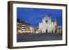 Santa Croce Church at Night, Piazza Santa Croce, Florencetuscany, Italy, Europe-Stuart Black-Framed Photographic Print