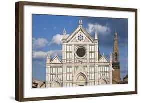 Santa Croce Church, Florence, UNESCO World Heritage Site, Tuscany, Italy, Europe-Markus Lange-Framed Photographic Print